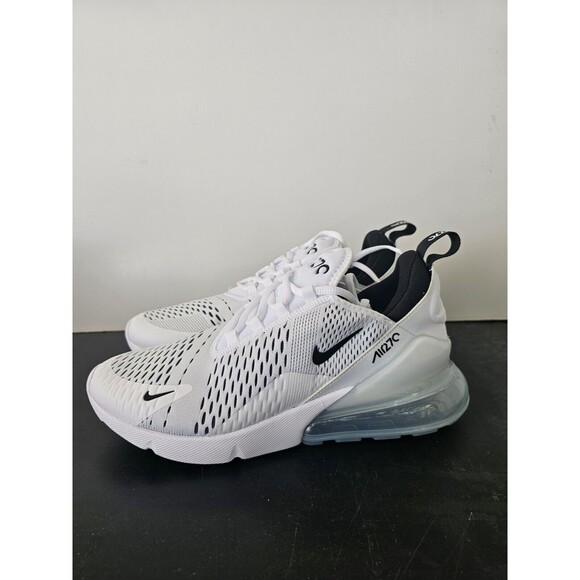 New Nike Air Max 270 Women's Size 5.5 White Black Running Shoes AH6789-100 - Picture 4 of 14